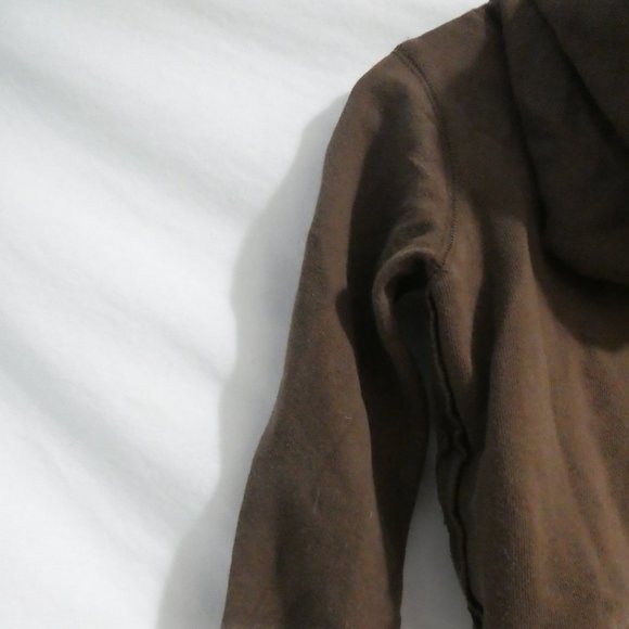 Retro OLD NAVY | 3T | Brown Hooded Zip-Up Sweatshirt Jacket | NWOT - Picture 12 of 16